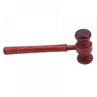 Richter Hammer Richter Hammer Schuss Kleider für Accessoires Holzhammer Requisite Richter Anwalt Hammer Holz Auktion Hammer Holz 17,4 * 6,7 * 3,2 cm braun
