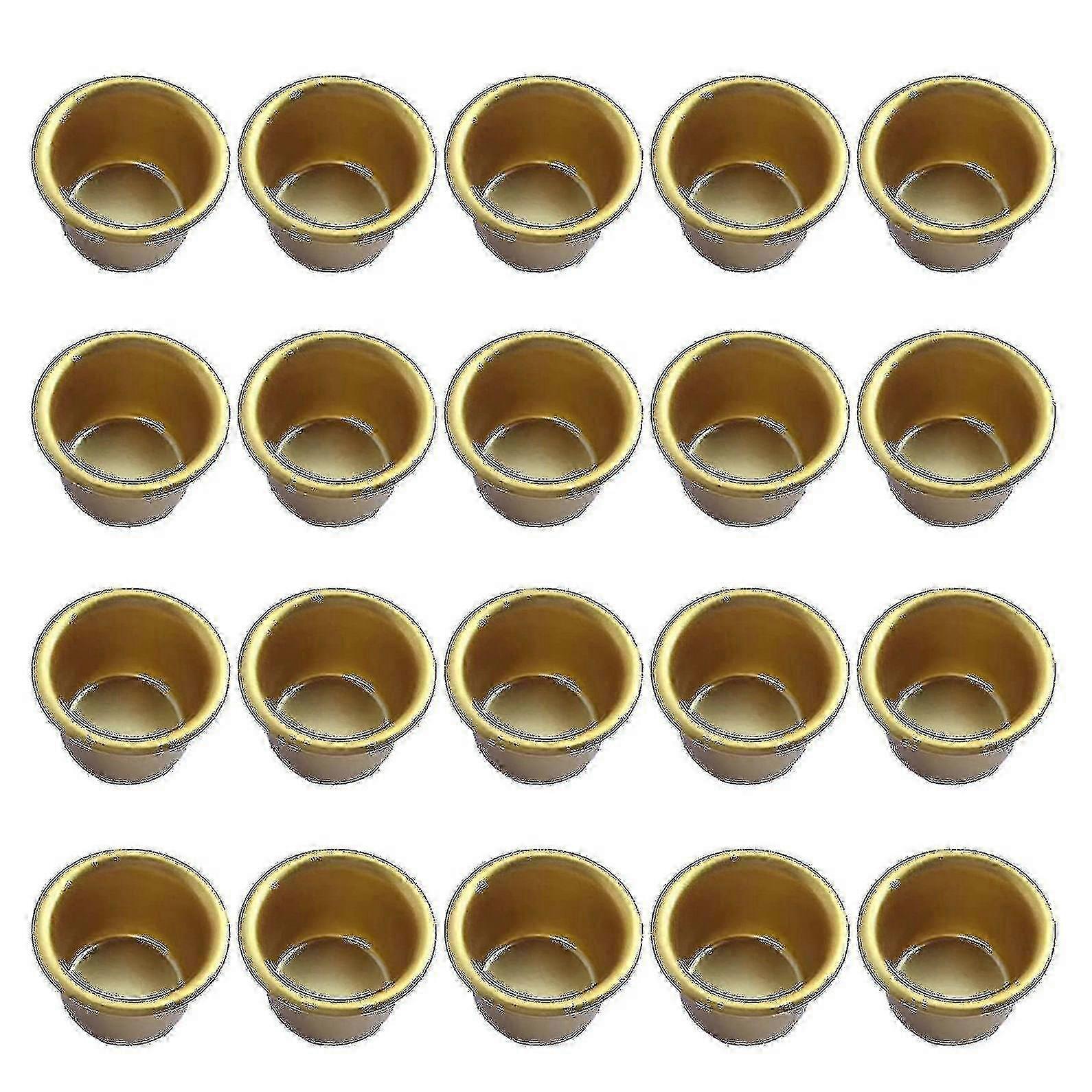 20-pack Metal Candle Insert Holder Set, Compatible With Tree Candle Holders