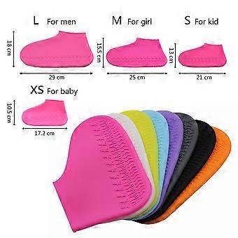 Rain Shoe Covers For Men Black Size L Wear Resistant Dust Protection Outdoor 1 Pair