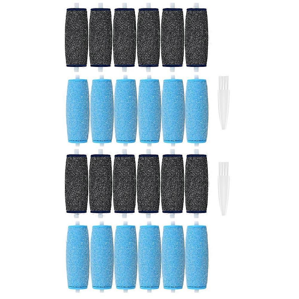 24 Pack Extra Coarse Replacement Roller for Amope Pedi,Replacement Head Refills Compatible for Amope Pedi Refills