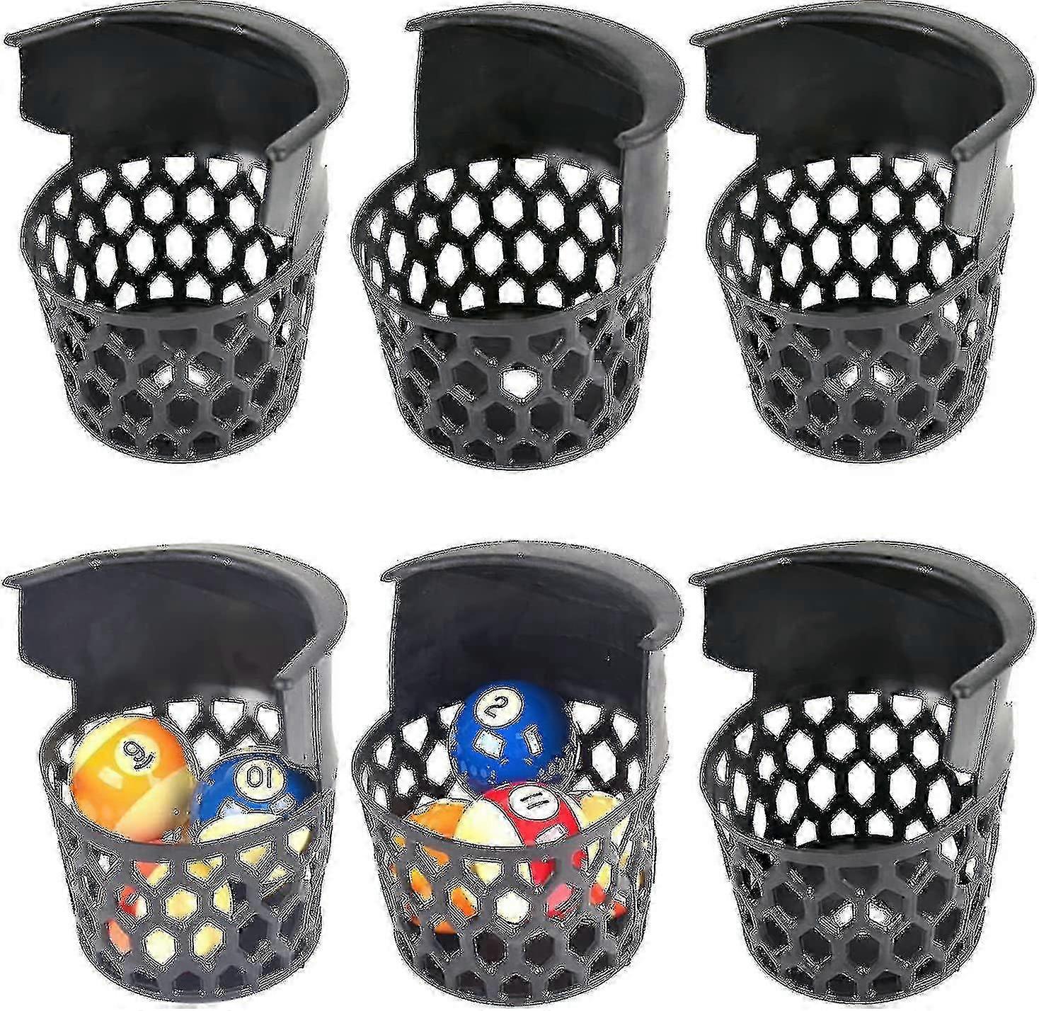 Pool Table Pockets Replacement Pockets For Billiard Table Set Of 6 Plastic Web Pockets Kit