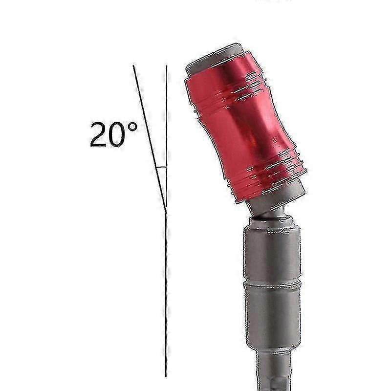 Electromagnetic Screw Head Universal Screw Head Quick Release Self-locking 2 Pieces Red