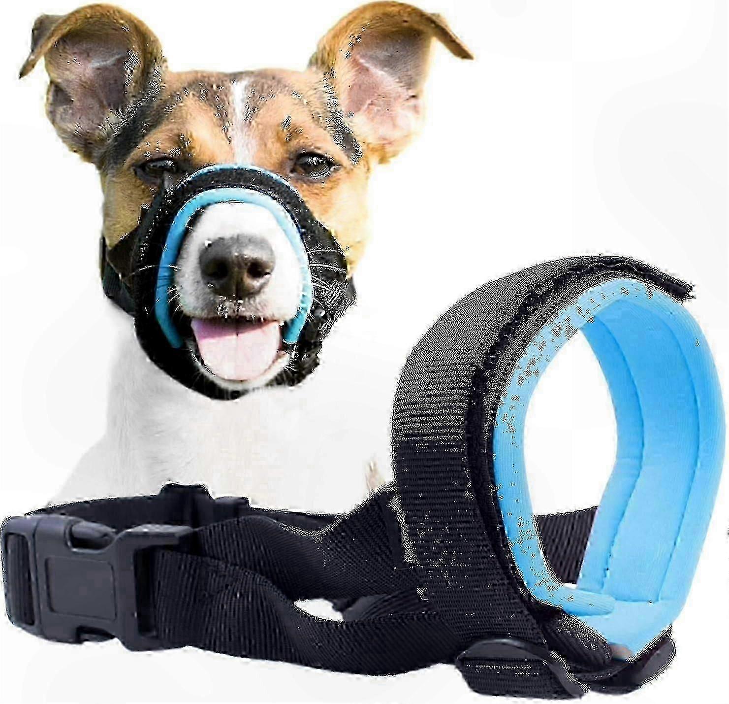 Dog Muzzle Secure Fit Bite Prevention_hp
