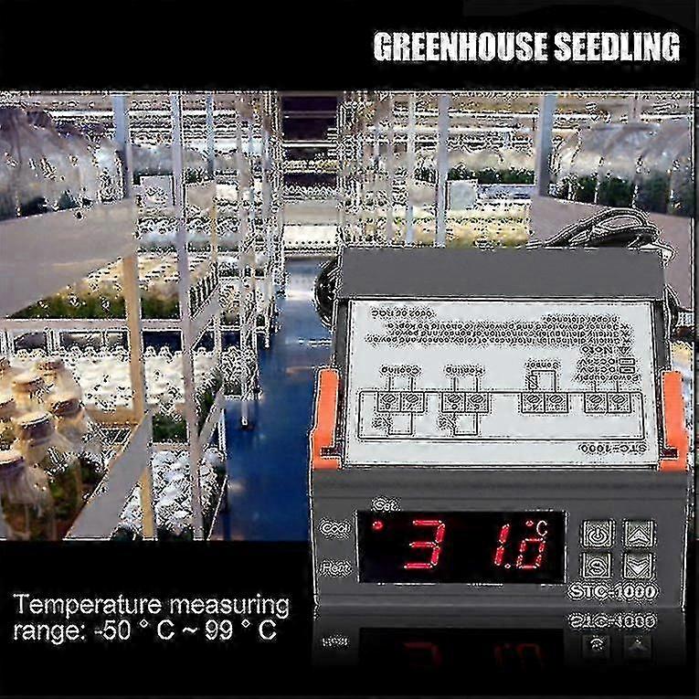 Digital Stc-1000 Multipurpose Temperature Controller Thermostat With Sensor