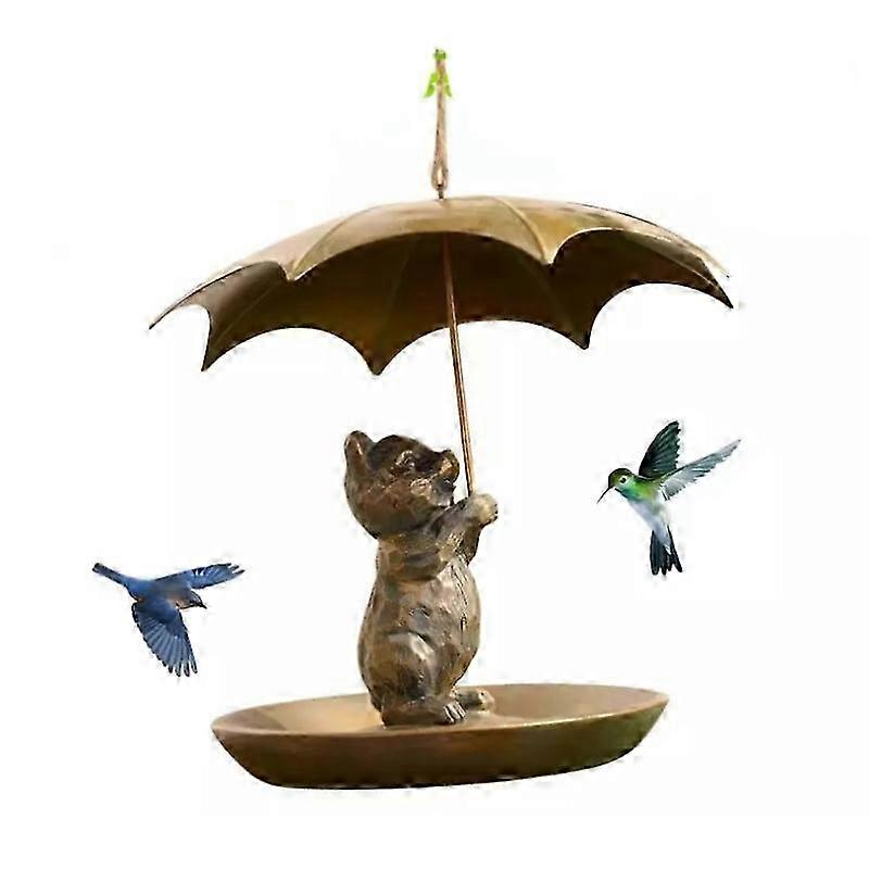 Squirrel Cat Dog Umbrella Bird Feeder