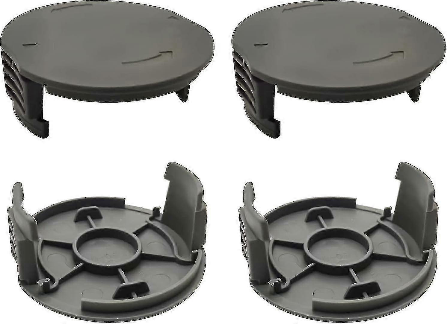 4Pcs Replacement Spool Cover, ABS Material, Compatible with String Trimmer, Easy Install
