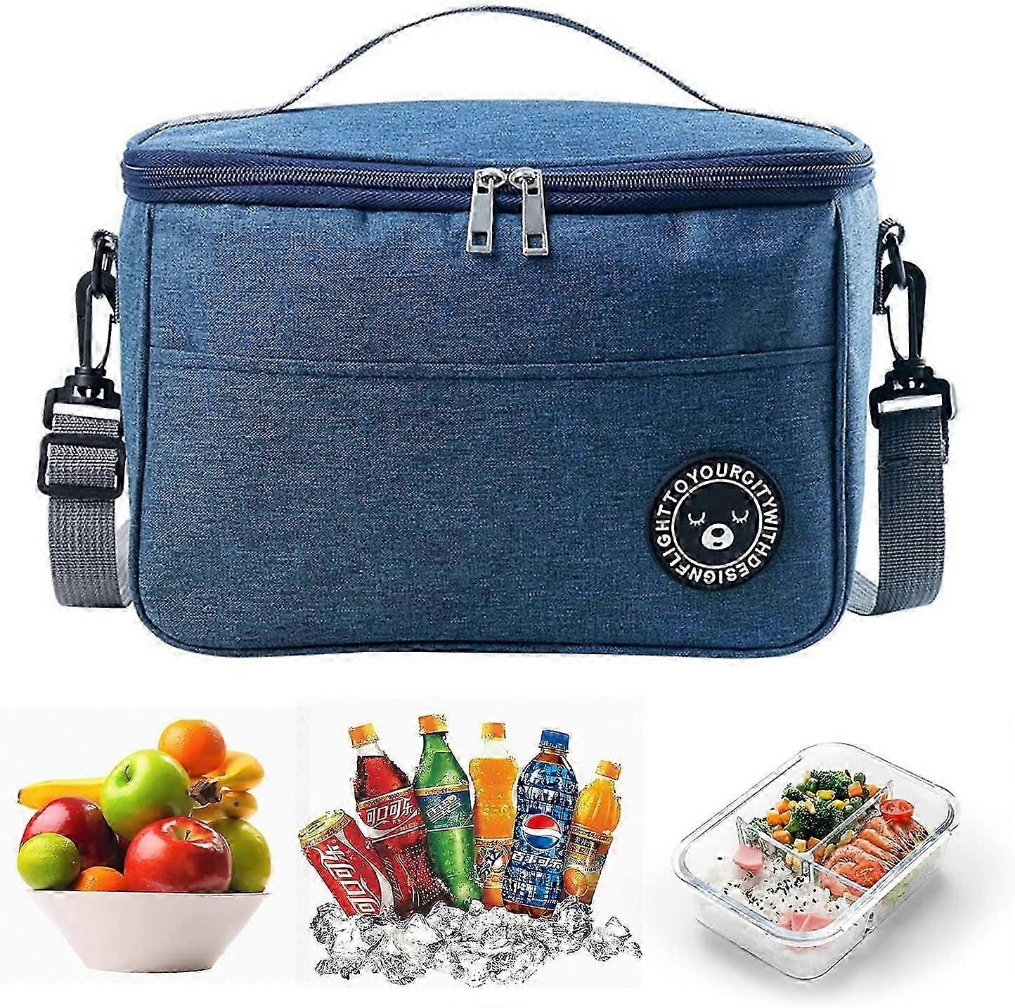 Foldable Cooler Bag, Small Cooler Bag(Navy)