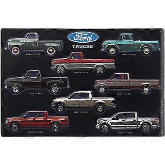 Ford Trucks Embossed Sign DDA443