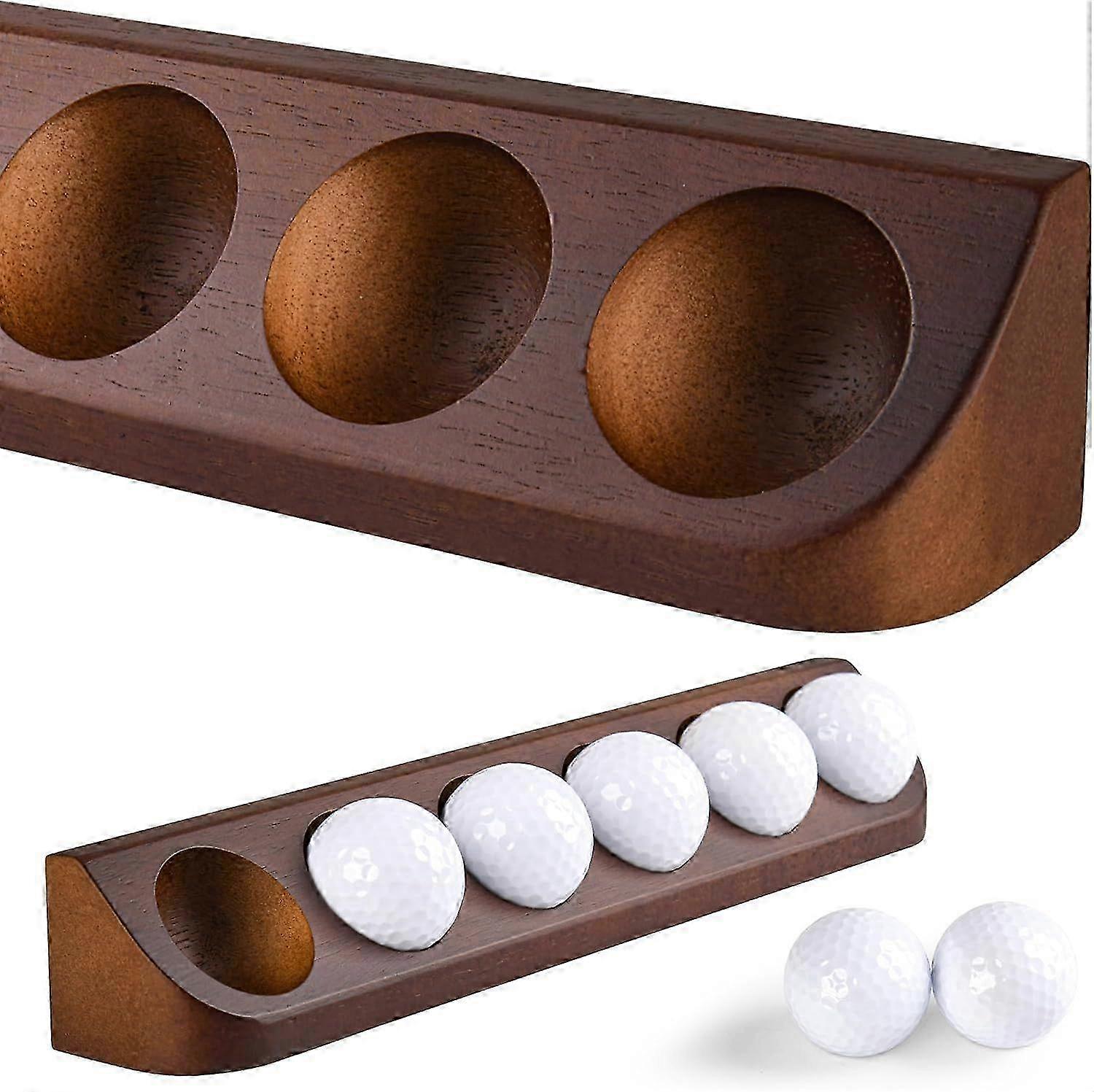 Solid Wood Golf Ball Display Stand