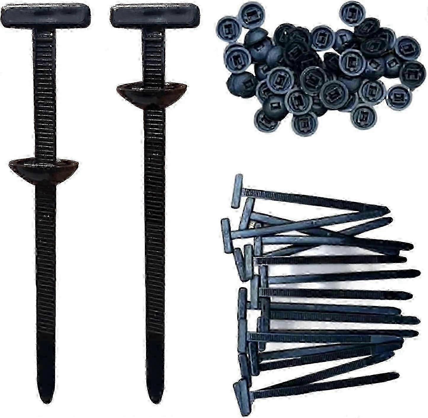 2x9cm Nylon Zip Ties Self Locking