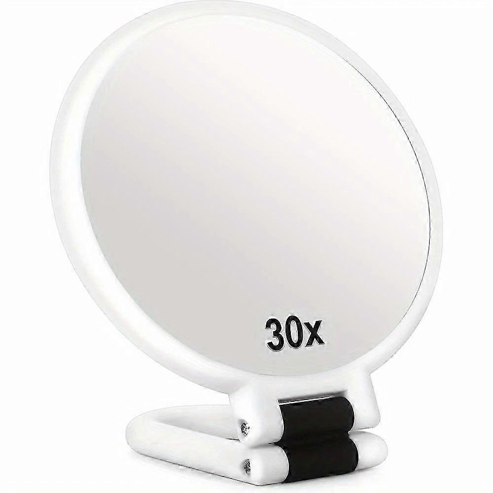 30x Magnifying Foldable Double-Sided Mirror