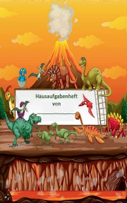 Hausaufgabenheft Dino-design