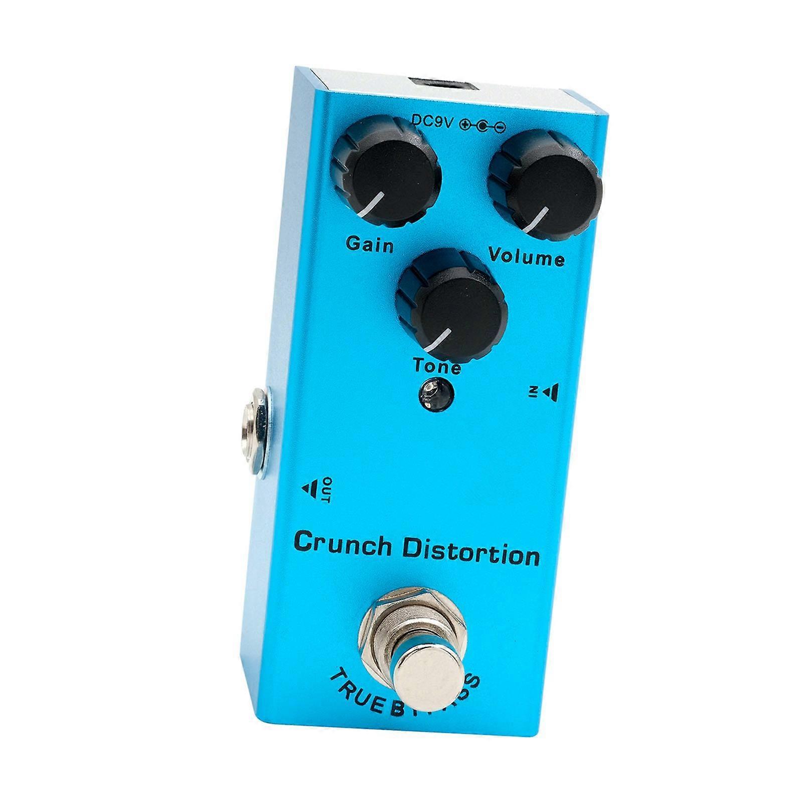 Mini True-Bypass Crunch Distortion Pedal