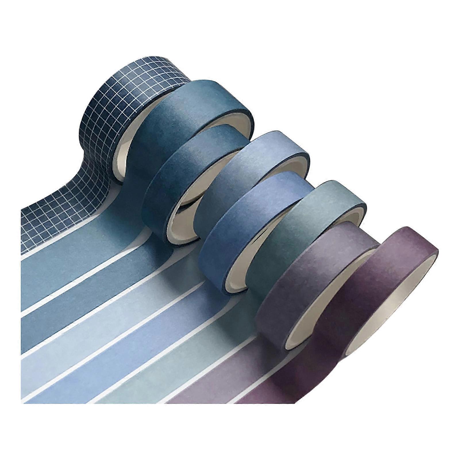 8 Roll Translucent Washi Tape Set