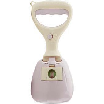 Portable Dog Poop Scooper With Bag Dispenser, Easy Scoop, Walk Outside For Small Medium Dog Purple 760.