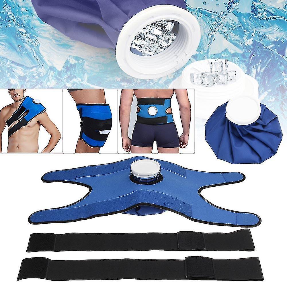 Pain Relief Therapy Reusable Ice Bag Pack+wrap Belt For