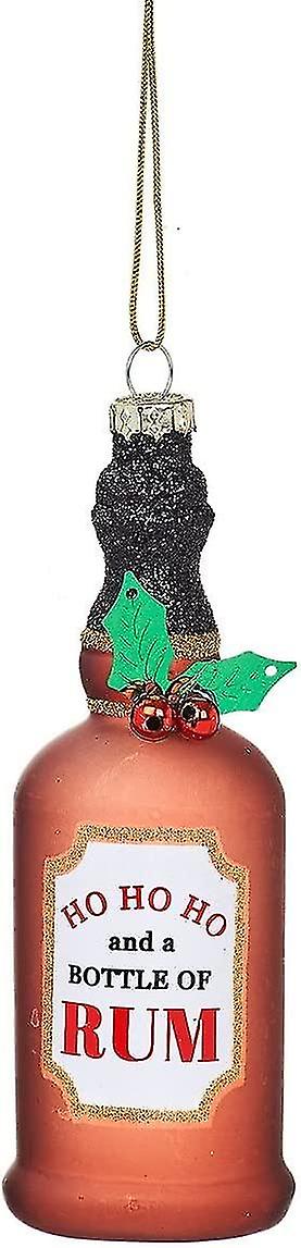 Sass & Belle Bottle of Rum Christmas Tree Decoration
