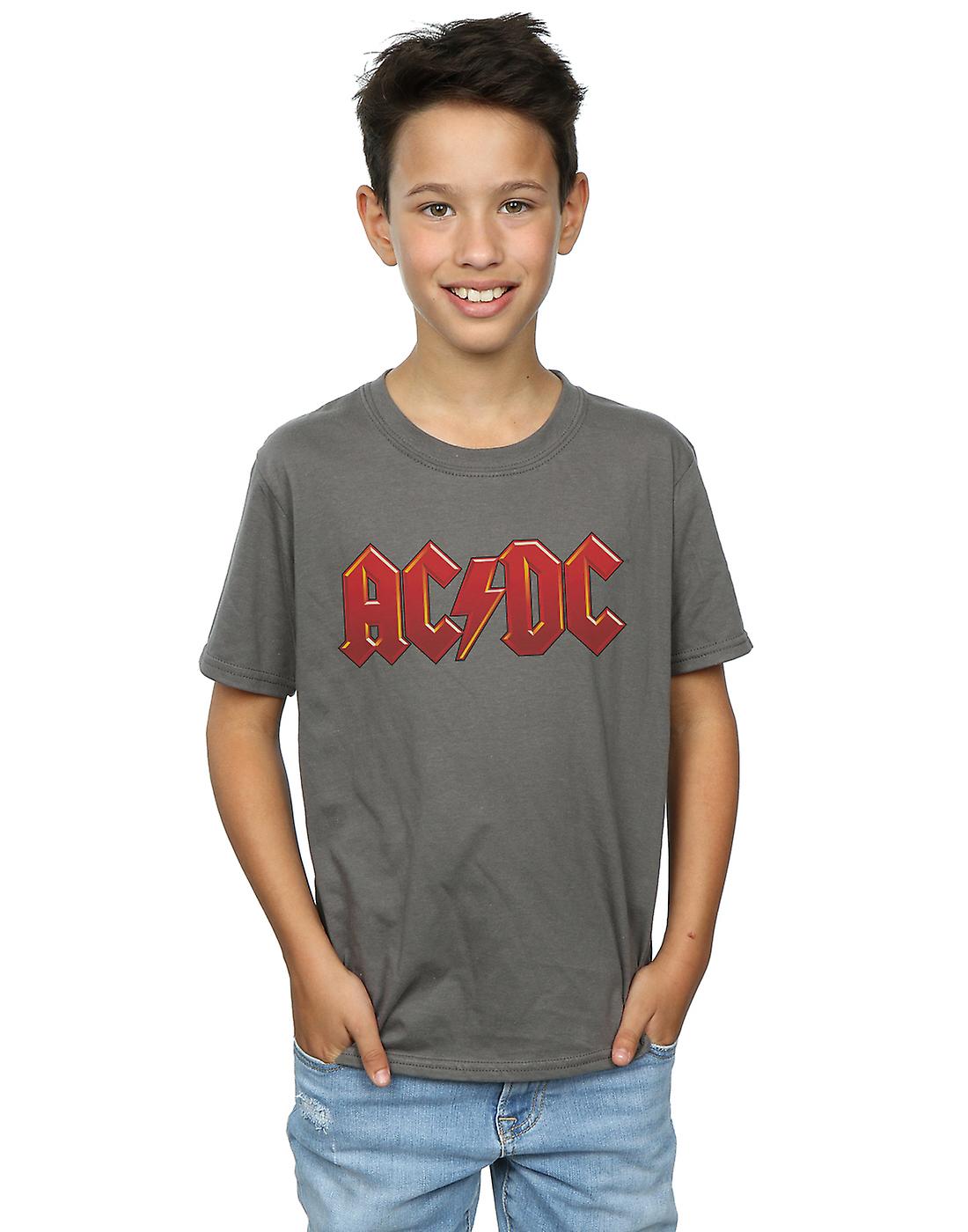 AC/DC Boys Dark Red Logo T-Shirt