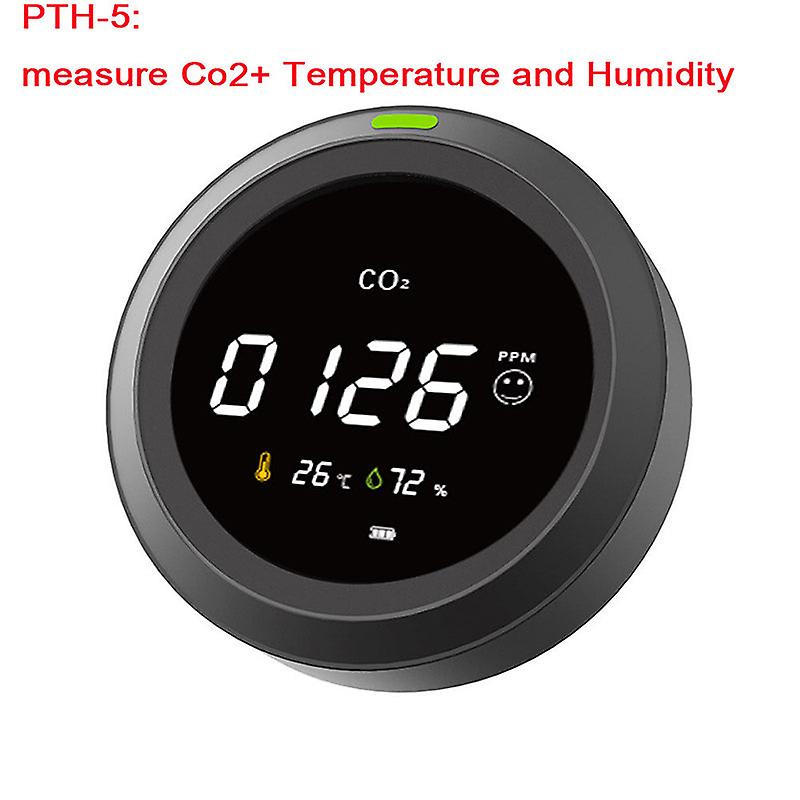 Pth-4 Air Quality Tester Co2 Detector Alarm Pth-5 Gas Analyzer Air Quality Monitor Usb High Accuracy Temperature Humidity Meter