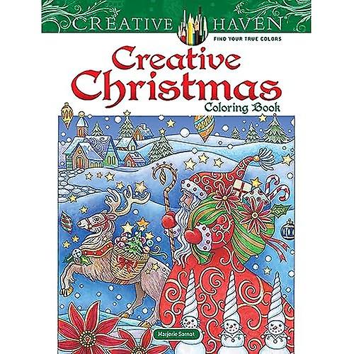 Creatieve Haven creatief kerst kleurplaat boek