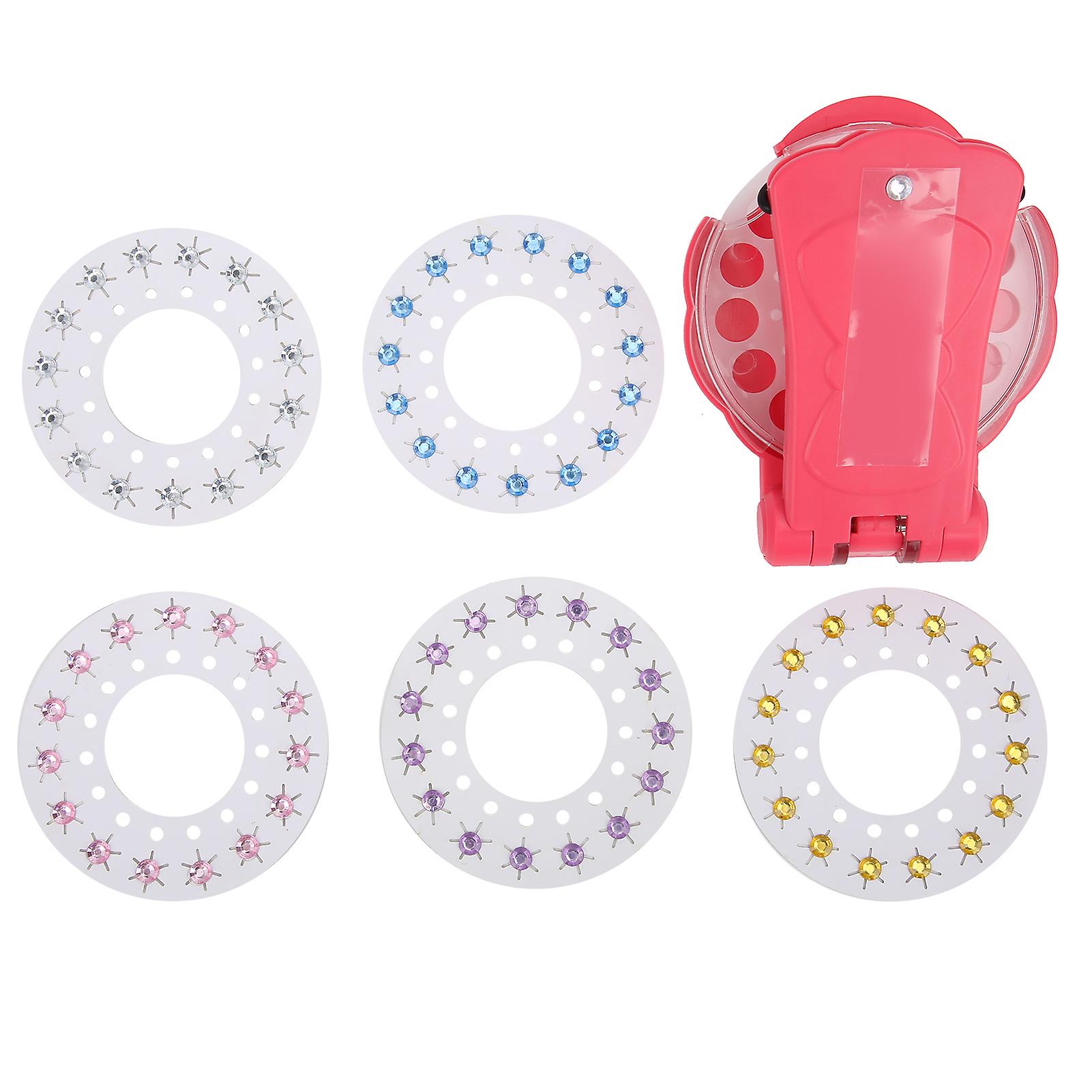 Gems Blingers Pretend Play Hair Machine Toy DIY Crystal Paste Machine Hair Styling Tool#1