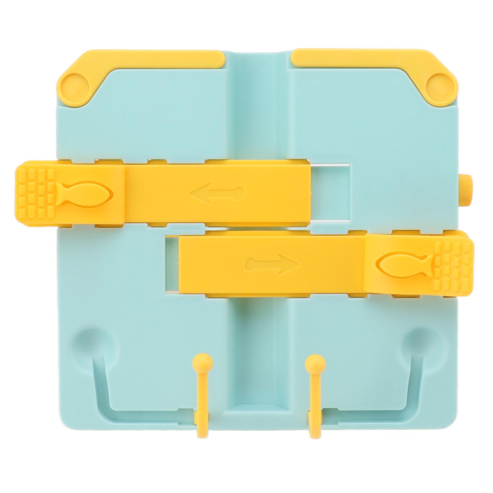 Reading Rack Foldable Portable Round Edges ABS Scratch Resistant Book Stand Holder for School Library