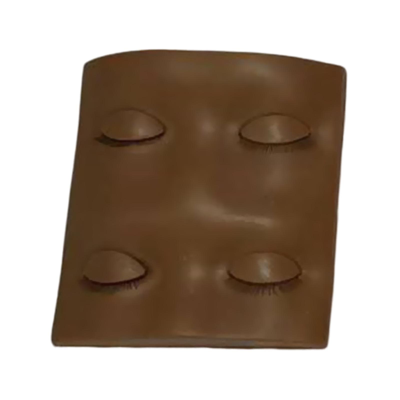 Practice Eyelash Extension Head Model Natural Portable for Lash Practice C