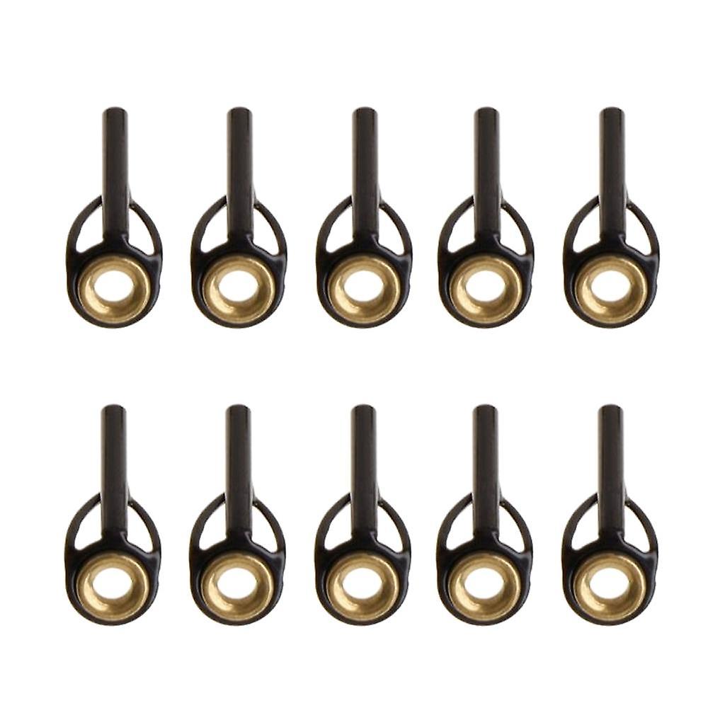 10 stk fiskestang øye ring guider linje ringer for spinning karpe fiske 1,4 mm