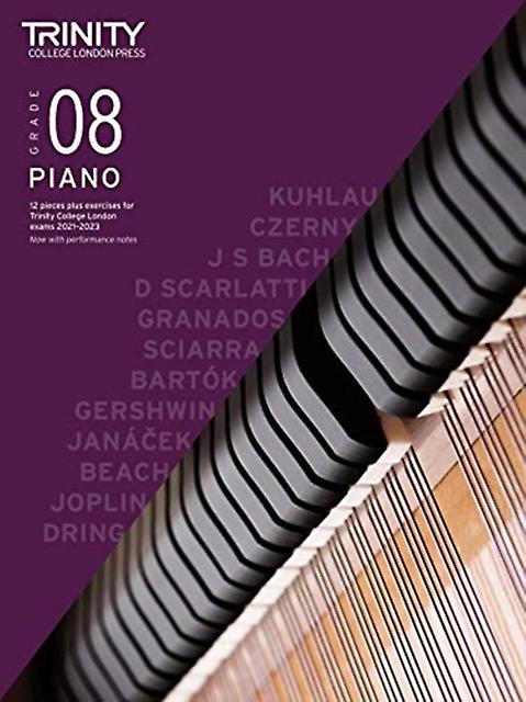 Trinity College London Piano Exam Pieces Plus Exercises From 2021 Grade 8 by Trinity College London Paperback Book