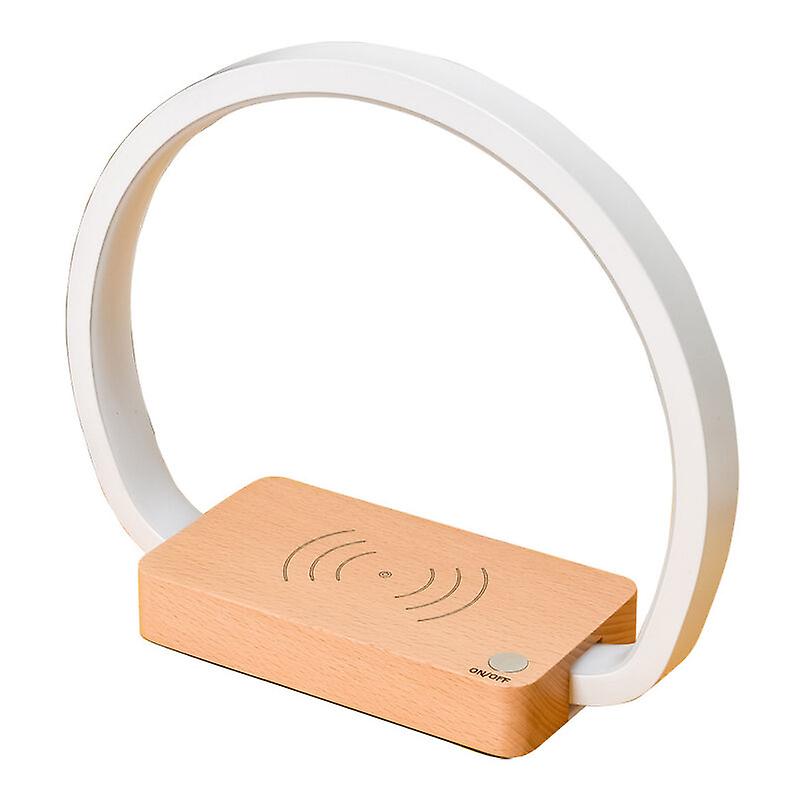 VOSFEEL Nachttischlampe Tischlampe Touch Dimmbar 18W Wireless Charger Nachtlicht mit 3 Stufige Helligkeit für Schlafzimmer Wohnzimmer Büro