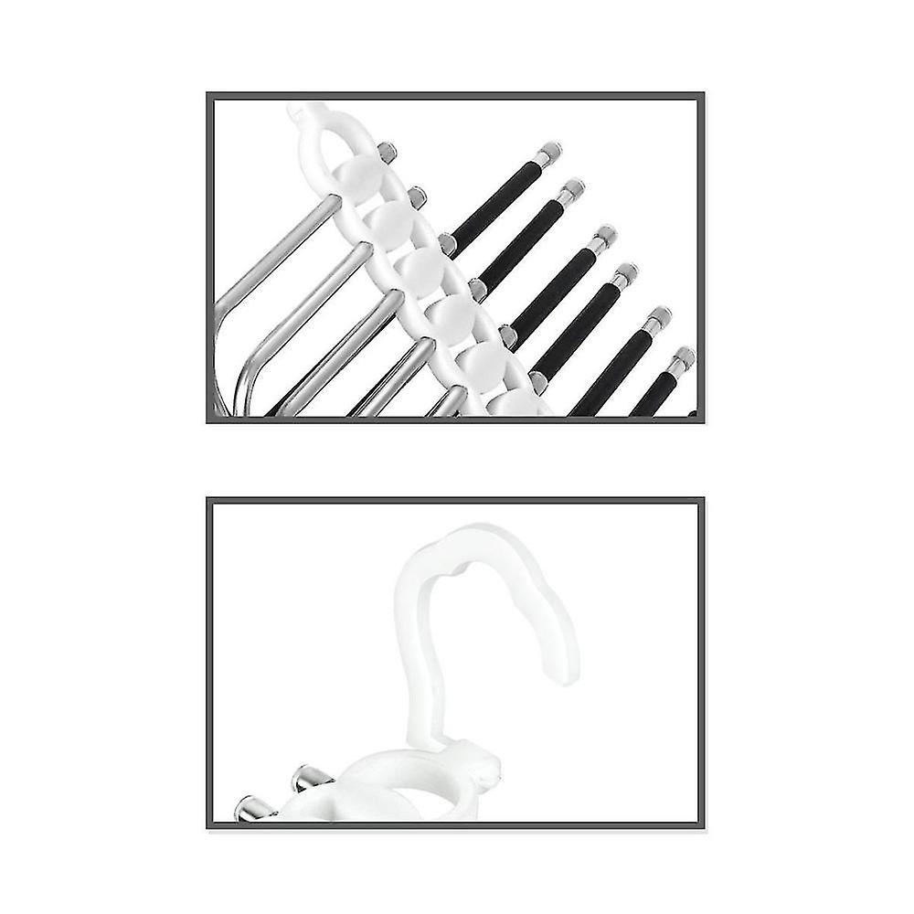 Multifunctional Multi Layer Stainless Steel Pants Rack Hanger Telescopic Folding Pants