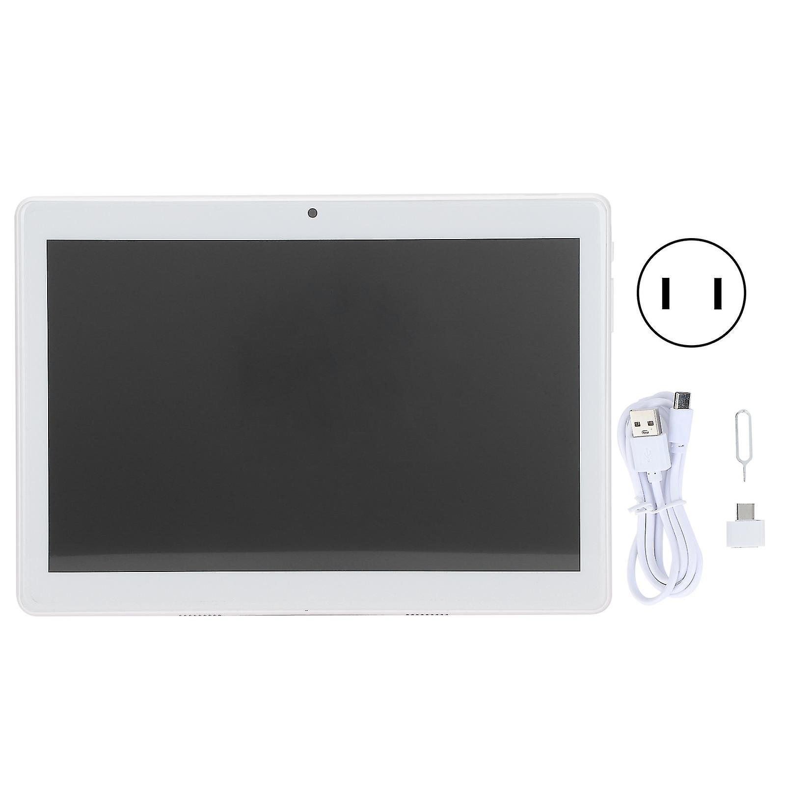 Tablet 10in Octacore Ips Golden Flat Pc With Hd Display For Watching Movies Reading 100240vus Plug