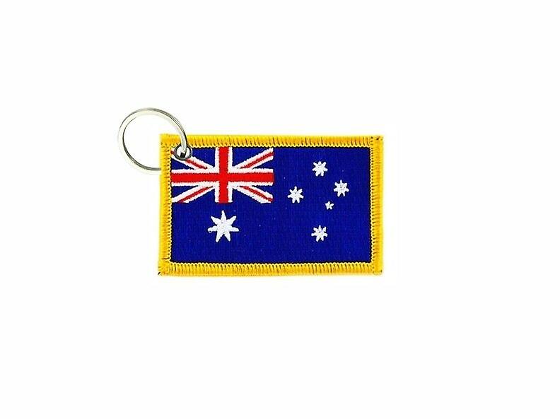 Cle Cles Key Brode Patch Ecusson Badge Australian Flag