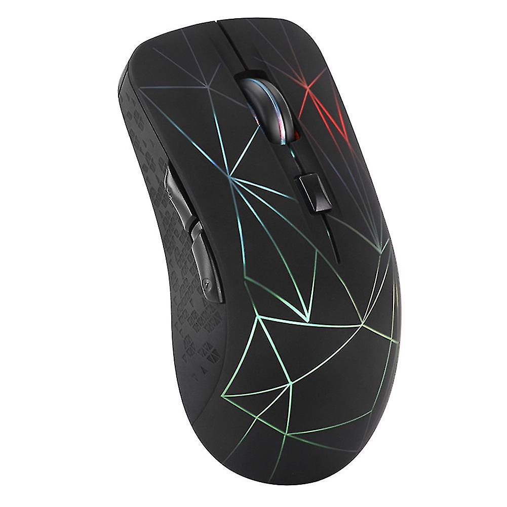 Dual-mode Bluetooth Wireless Mouse Mute Luminous Rechargeable Mouse For Computer Notebook Office Gaming Mouse