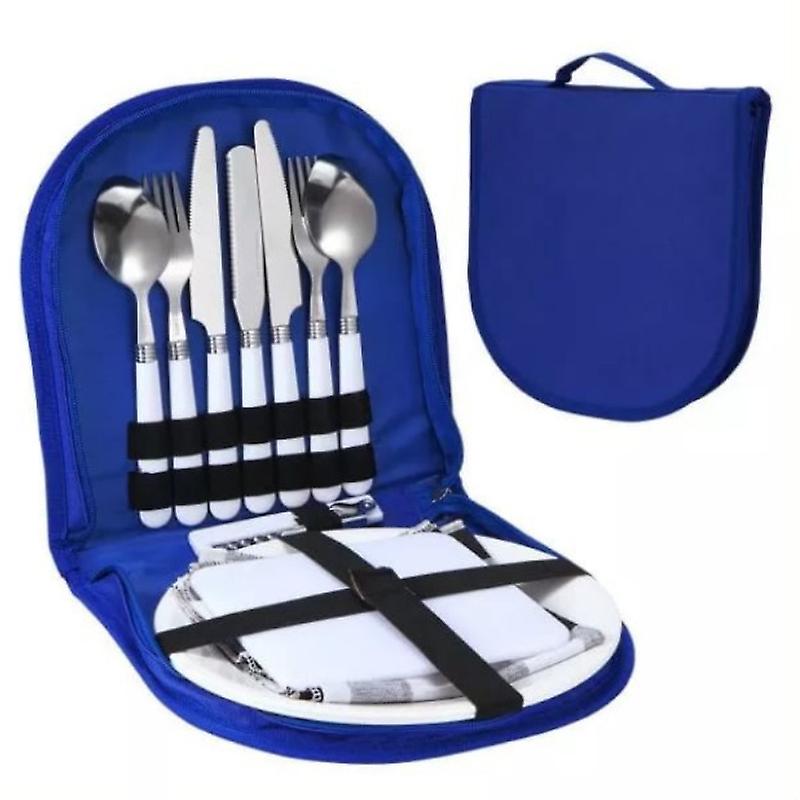 Portable Outdoor Picnic Set: Two-person Food-grade Portable Picnic Bag For Your Next Adventure!