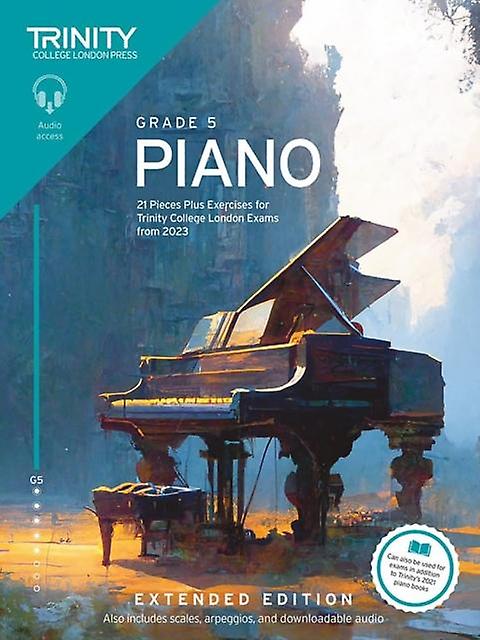 Trinity College London Piano Exam Pieces Plus Exercises From 2023 Grade 5 Extend by Trinity College London Paperback