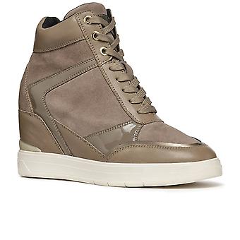 Geox D Maurica B Womens Wedge Trainers Fruugo IE