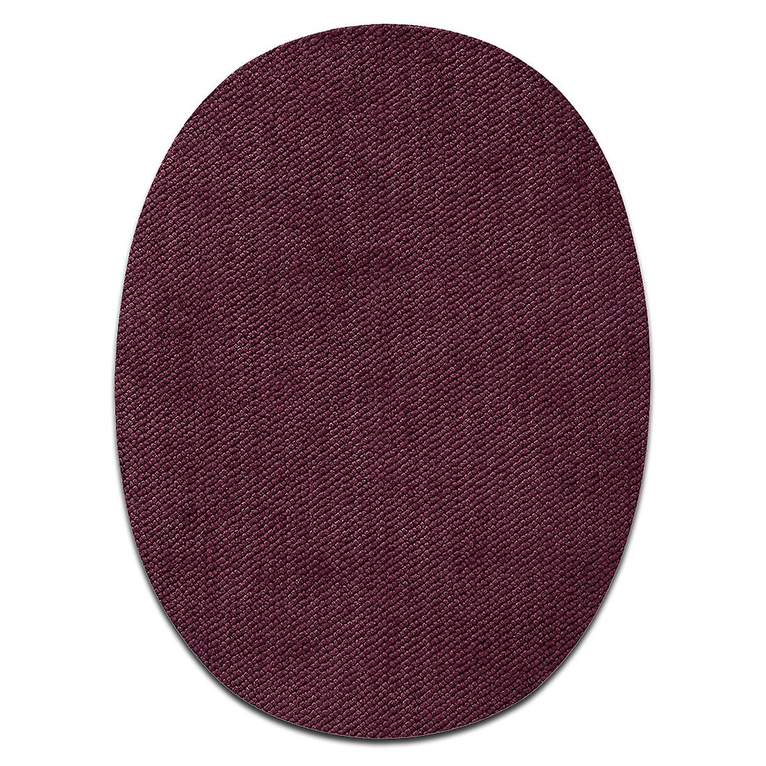 Fabric patches oval berry 2 pieces - patches, iron-on patch, size: 11.2 x 8.5 cm