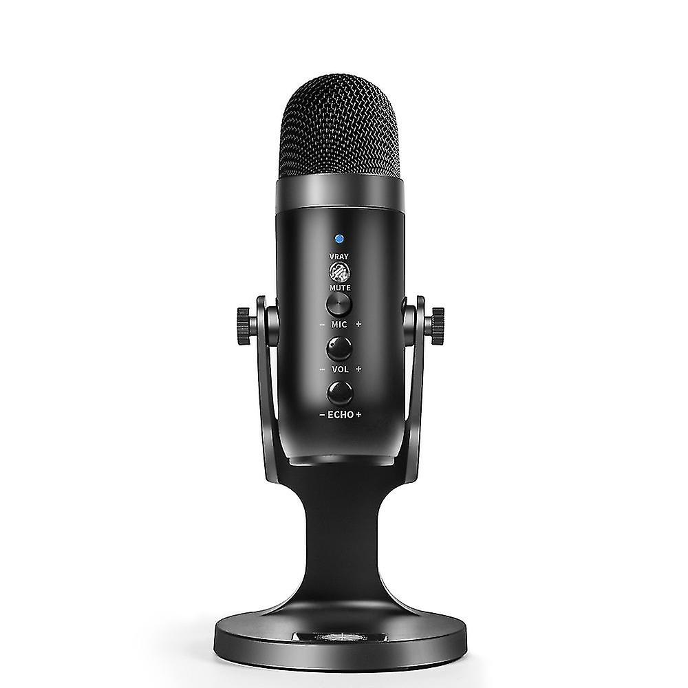 Condenser Microphone Usb Gaming Microphone Noise Canceling Mic For Pc Streaming