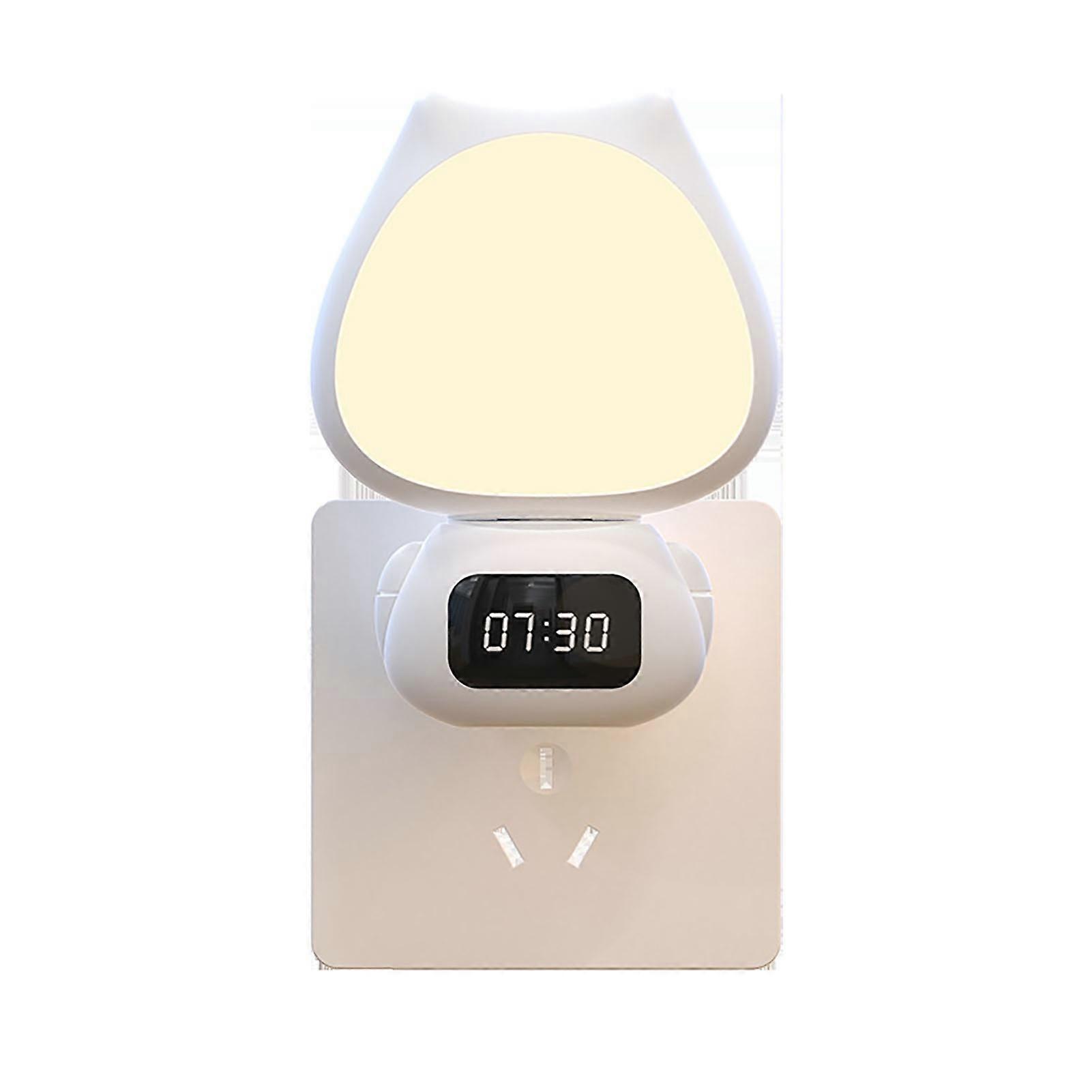 LED Night Light Plug In Or Charging Remote Control Dimmable Rotatable Head Cute Nursery Light for Bedroom