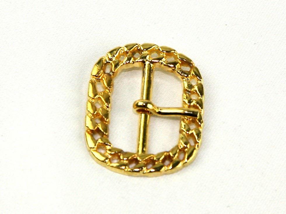 Oval Metal Buckle Gold - each