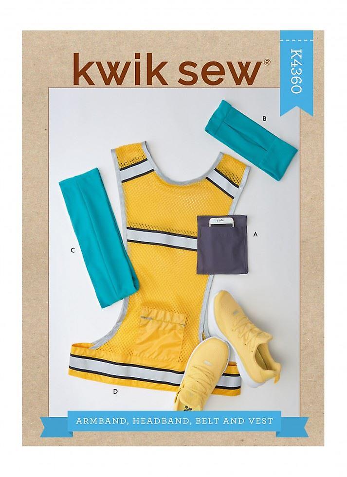 Kwik Sew Sewing Pattern 4360 Men, Women A (S-M-L)