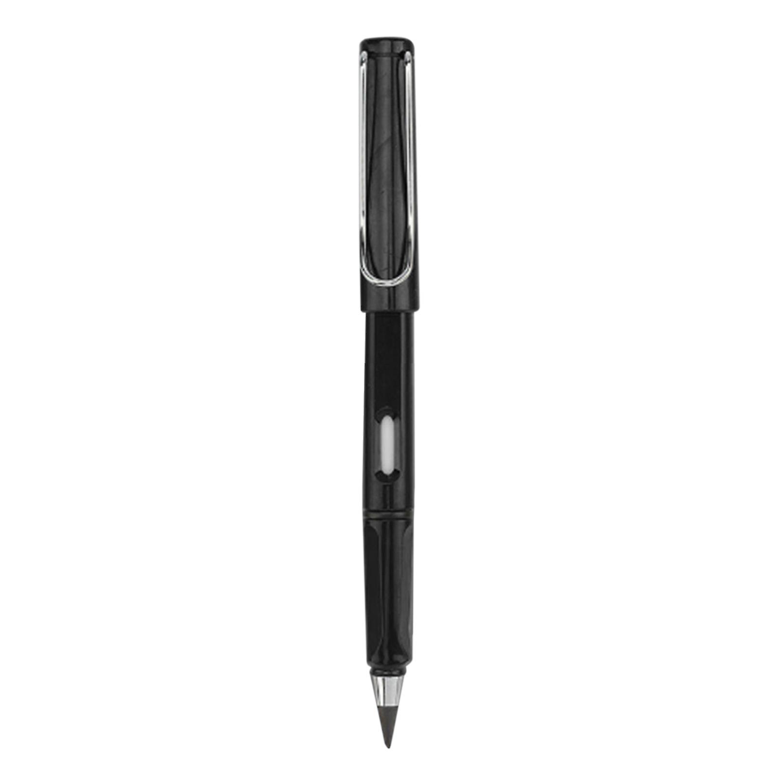 Crayons sans encre, dureté HB, longue durée, ergonomiques, avec gomme, pour étudiants artistes, noirs