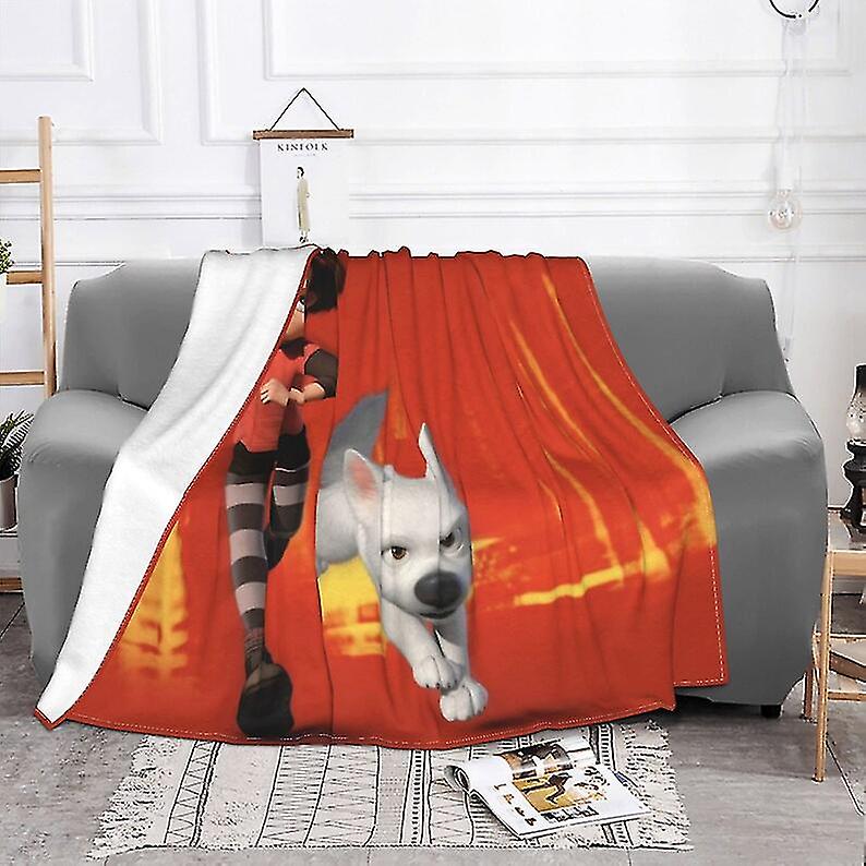 Custom Name Blanket Disney Bolt Tapestry Personalized Blankets Birthday Gift Customized Diy