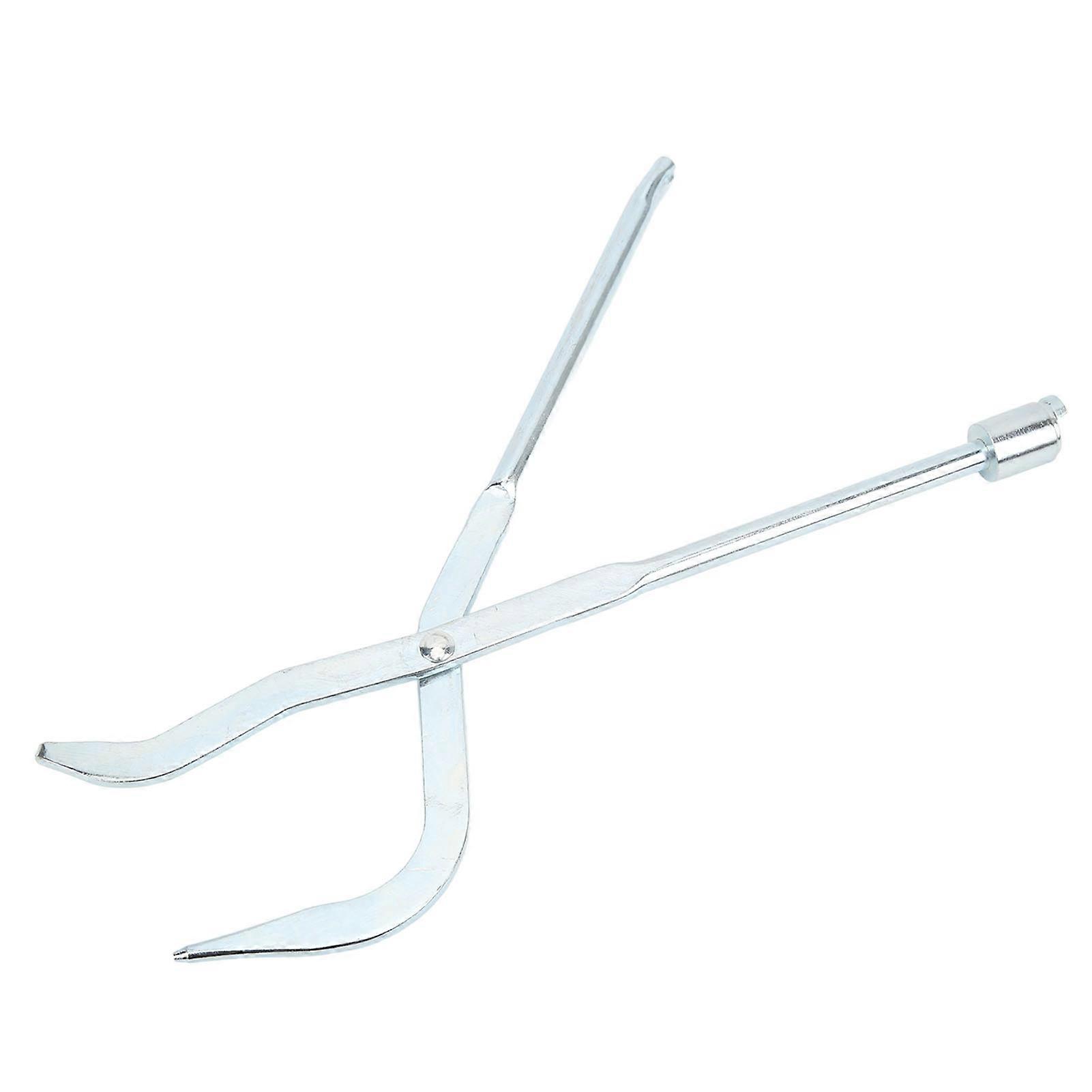 Silver Chromium Plated Steel Double Ended Brake Spring Pliers Drum Brake Return Spring Tool