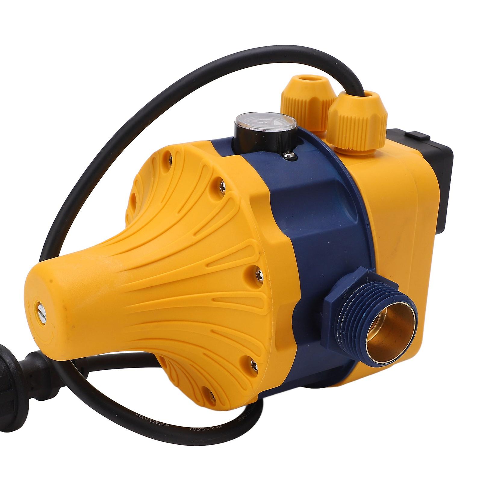 Water Pump Pressure Control Switch 1.5-3.0bar IP65 Yellow Blue