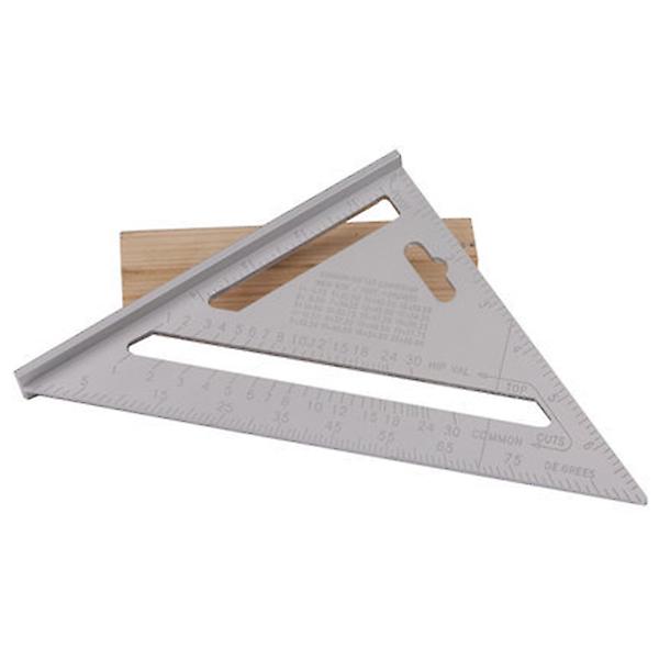 Triangular Angle Protractors Aluminum Alloy Square Measuring Ruler for Framing Building