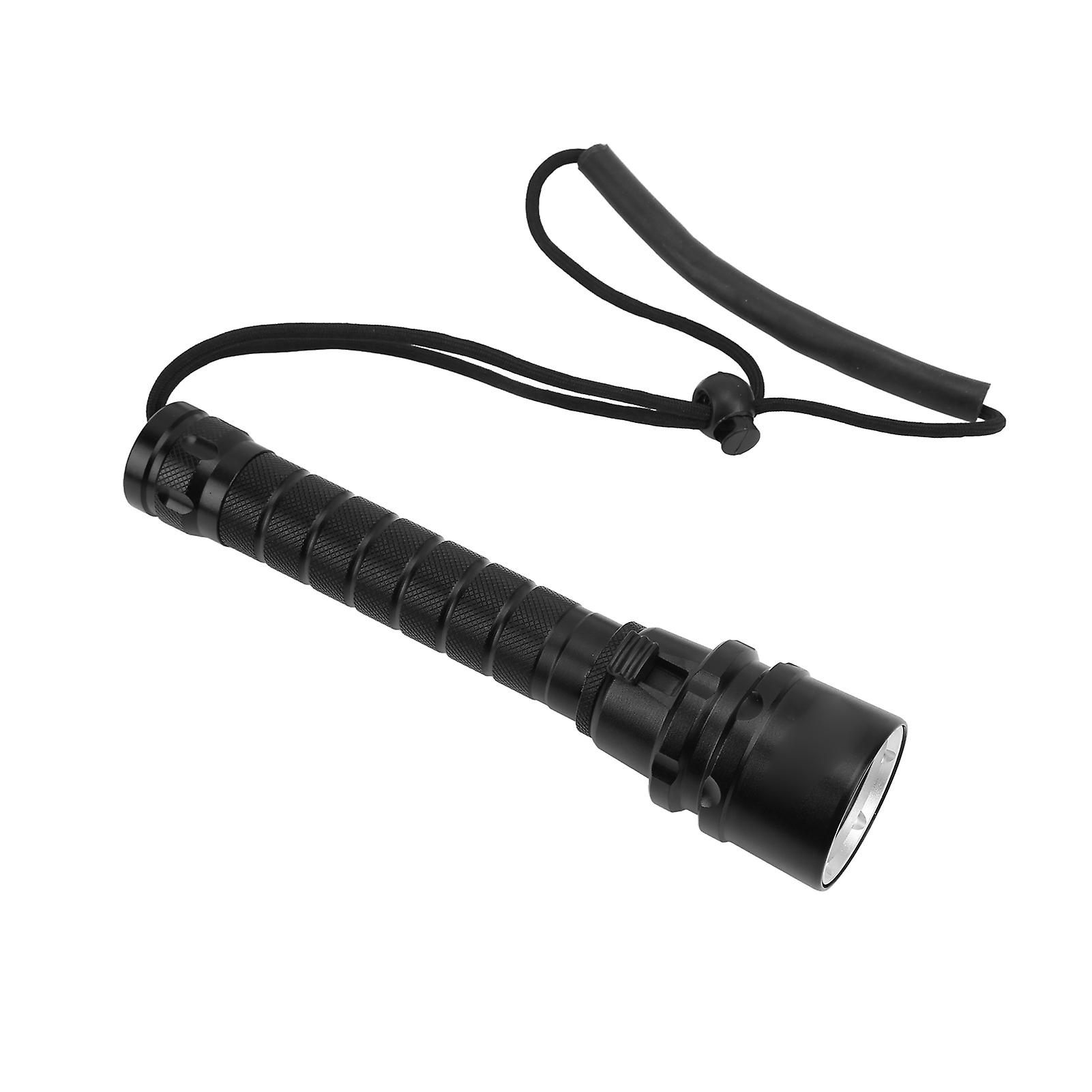 QS‑42 Diving Flashlight Underwater Underwater Flashlight 100m Depth Waterproof Torch for Outdoor Under Water Sports