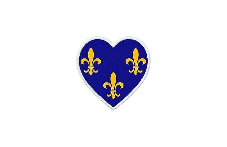 Patch badge ecusson prints thermocollant lily flower flag king of France