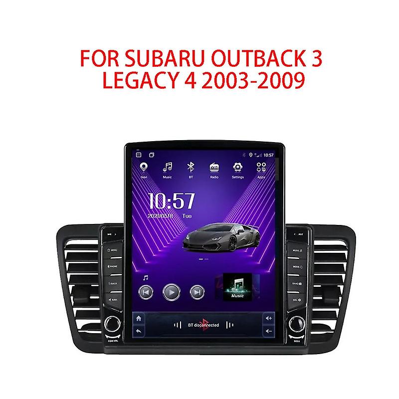 9.7" Android For Subaru Outback 3 Legacy 4 2003-2009 Tesla Type Car Radio Multimedia Video Player